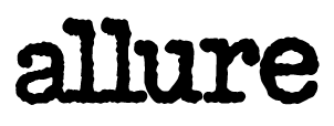 Logo for Allure